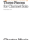 3 Pieces for Clarinet Solo