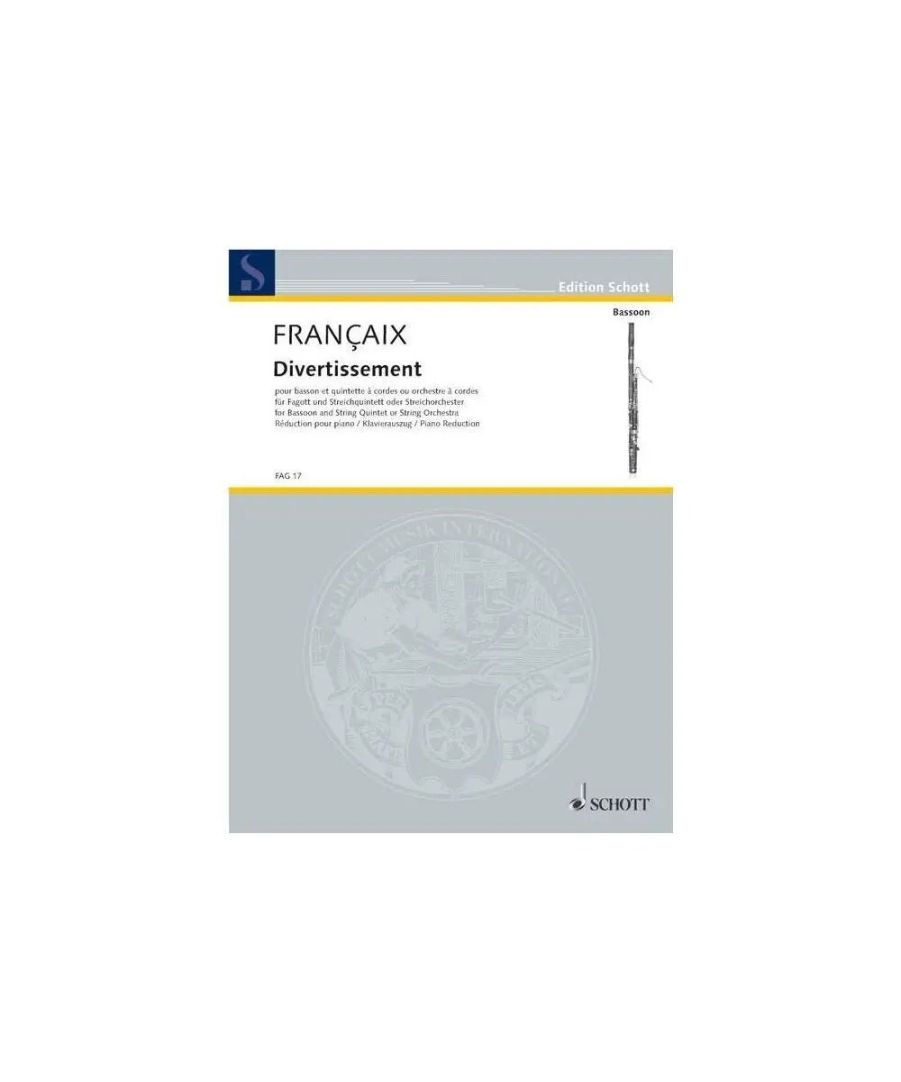 Francaix, J. - Divertissement for Bassoon and Strings - Remenyi House of Music