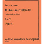 Franchomme, A. - 12 Etudes, Op. 35 (Violoncello II ad lib.) - Remenyi House of Music