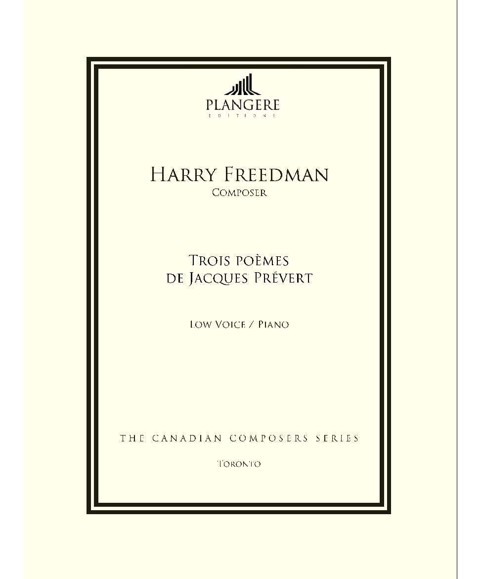 Freedman H. - 3 Poemes De Jacques Prevert - Remenyi House of Music