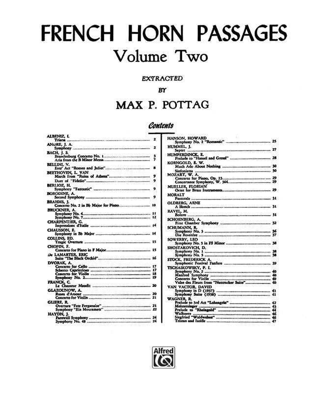 French Horn Passages, Volume II - Remenyi House of Music