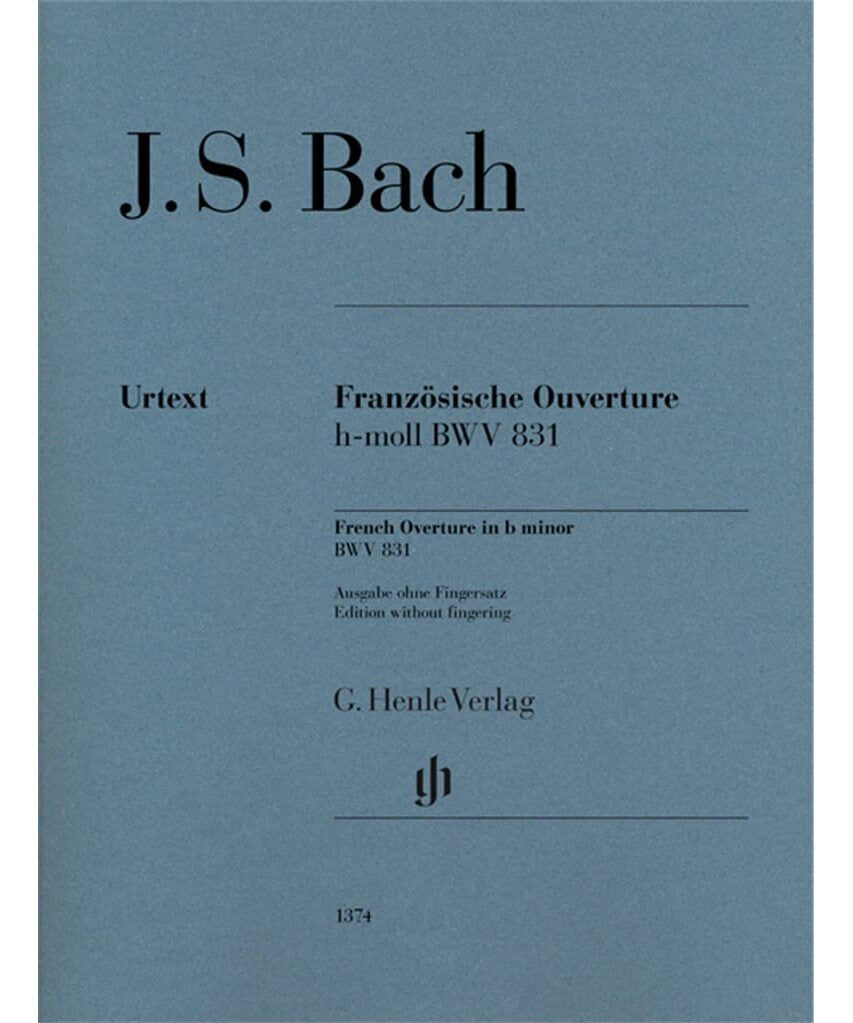 French Overture in B Minor BWV 831 (No Fingering) - Remenyi House of Music