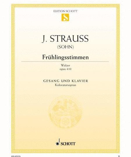 Frühlingsstimmen Waltz, Op. 410 - Remenyi House of Music