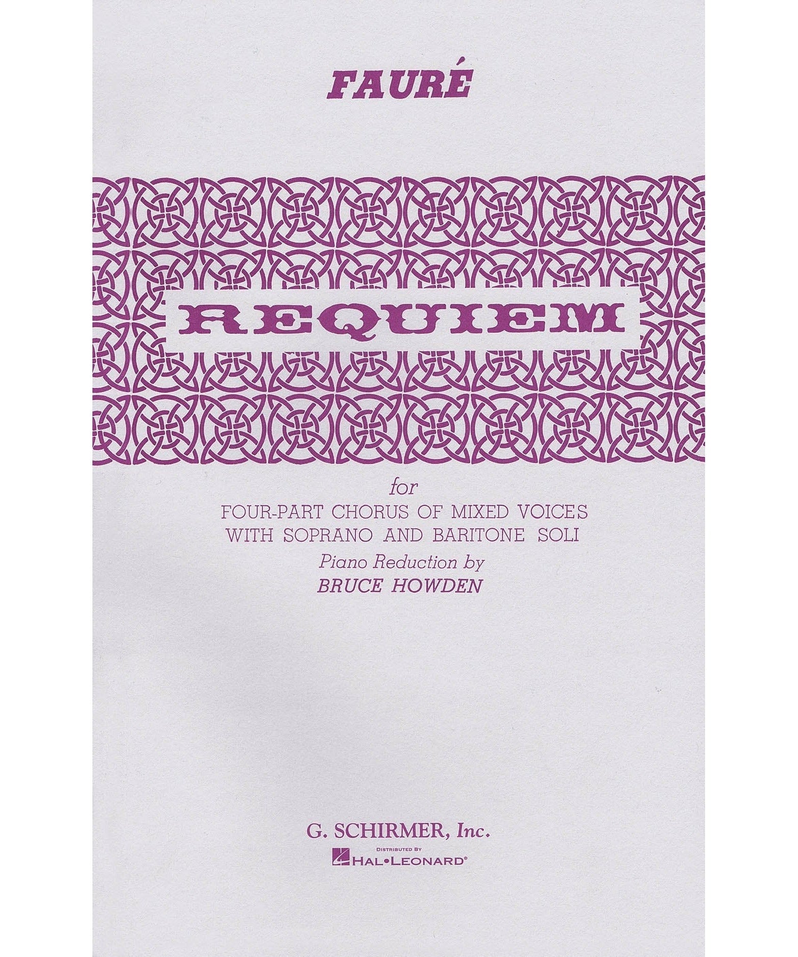 Gabriel Fauré: Requiem SATB - Remenyi House of Music