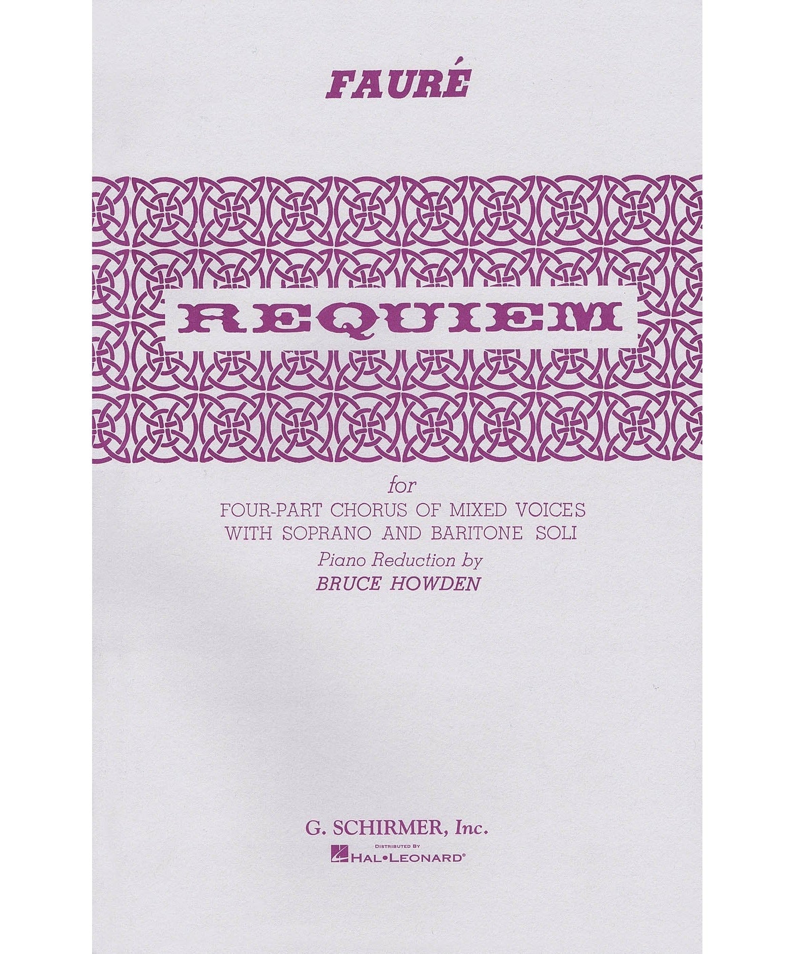 Gabriel Fauré: Requiem SATB - Remenyi House of Music