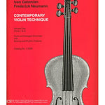 Galamian I. - Contemporary Violin Technique Volume 1 - Remenyi House of Music