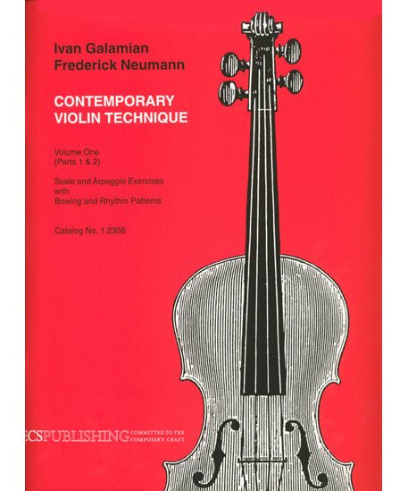 Galamian I. - Contemporary Violin Technique Volume 1 - Remenyi House of Music