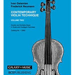 Galamian I. - Contemporary Violin Technique Volume 2 - Remenyi House of Music