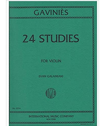 Gavinies, P. - 24 Studies - Remenyi House of Music