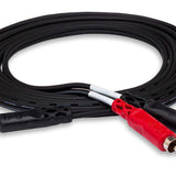 Hosa CMR20 Stereo 1/8  Stereo to Dual RCA Audio Cable (3 Ft)