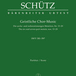 Geistliche Chor - Music SWV 381 - 397 - Remenyi House of Music