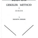 Gekeler Method for Oboe, Book I - Remenyi House of Music