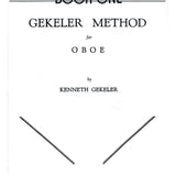 Gekeler Method for Oboe, Book I - Remenyi House of Music