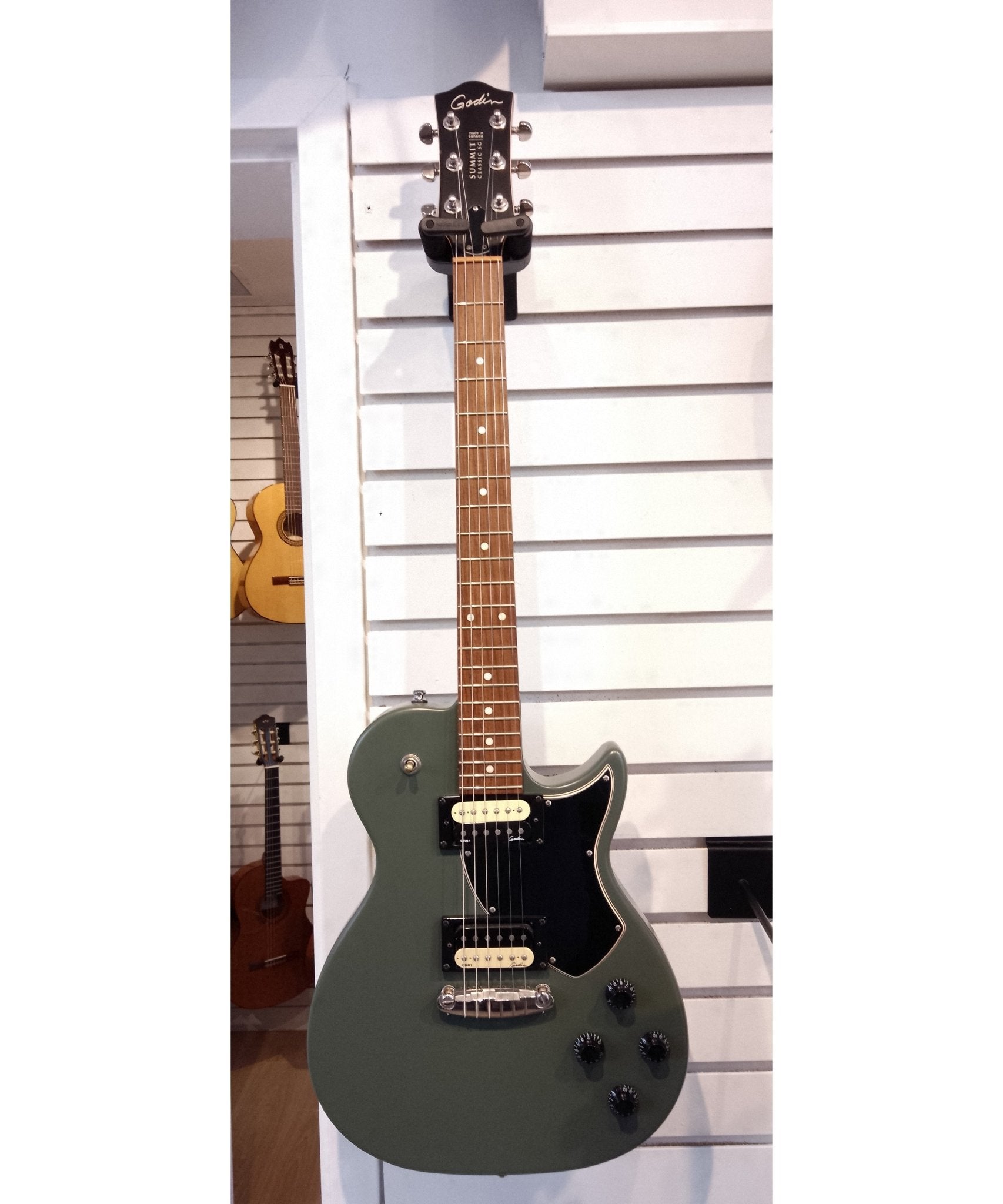 Godin Summit Classic SG Matte Green - Remenyi House of Music