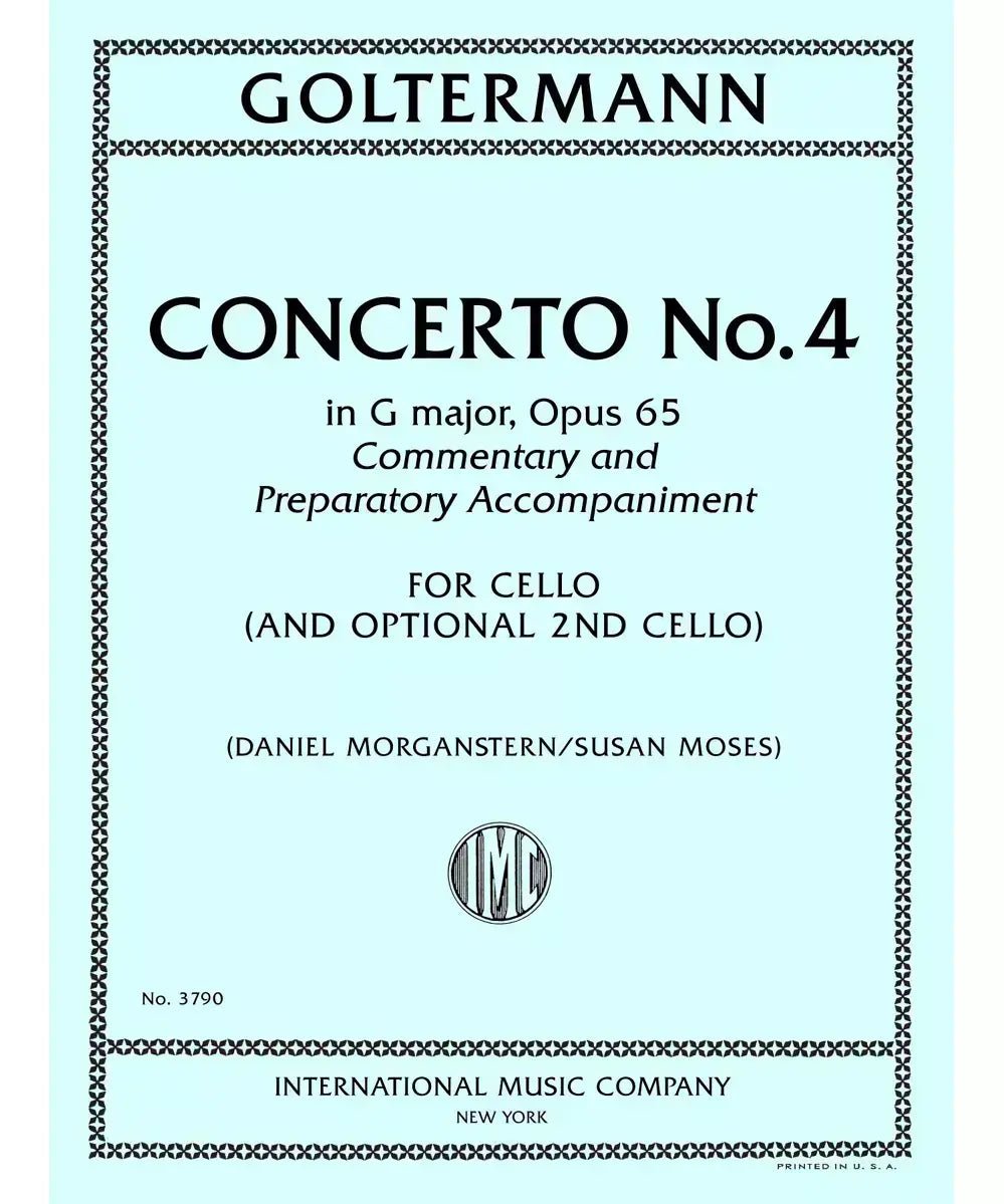 Goltermann, G. - Cello Concerto 4 in G, Op. 65 - Remenyi House of Music