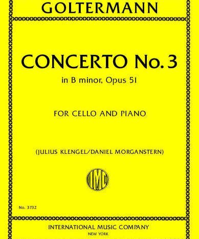 Goltermann G. - Cello Concerto No. 3 in B Minor, Op. 51 - Remenyi House of Music