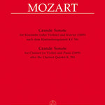 Grande Sonate for Clarinet (or Violin) and Piano in A major (1809) - Remenyi House of Music