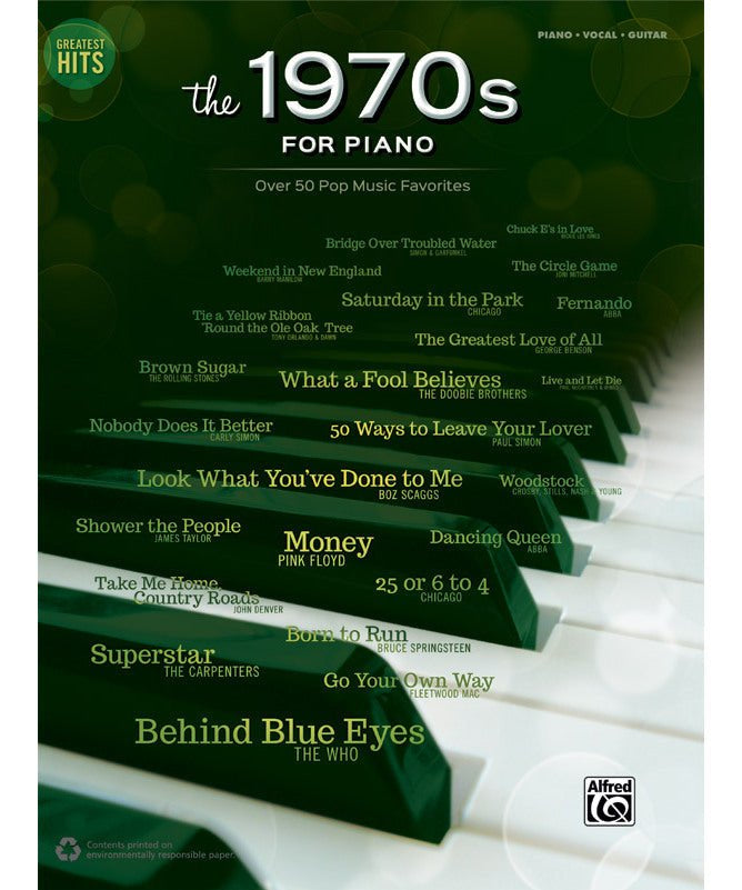 Greatest Hits: The 1970s for Piano - Remenyi House of Music