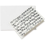 Greeting Card - Sheet Music (White) A6 - Remenyi House of Music