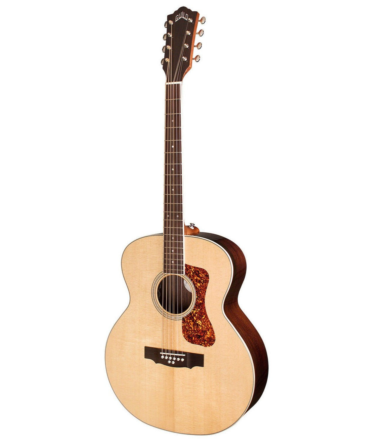 Guild BT - 258E Deluxe Westerly Collection 8 - String Baritone Jumbo Acoustic - Electric Guitar - Natural - Remenyi House of Music