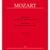 Mozart, W. A. - Two Duos for Violin and Cello (after KV 423 and 424)