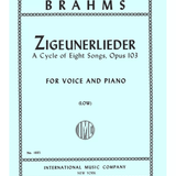 Gypsy Songs (Zigeunerlieder), Opus 103 (G. & E.): Low - Remenyi House of Music