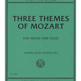 Three Themes of Mozart for Violin and Cello