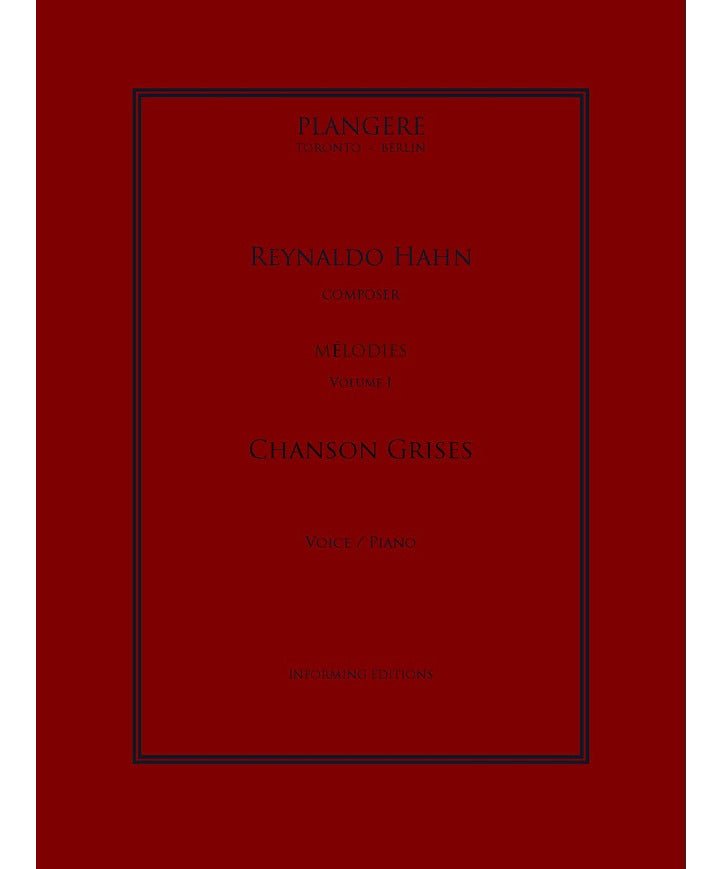 Hahn, R. - Melodies Volume 1 - Remenyi House of Music