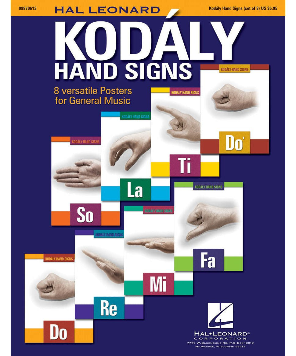 Hal Leonard Kodály Hand Signs - Remenyi House of Music