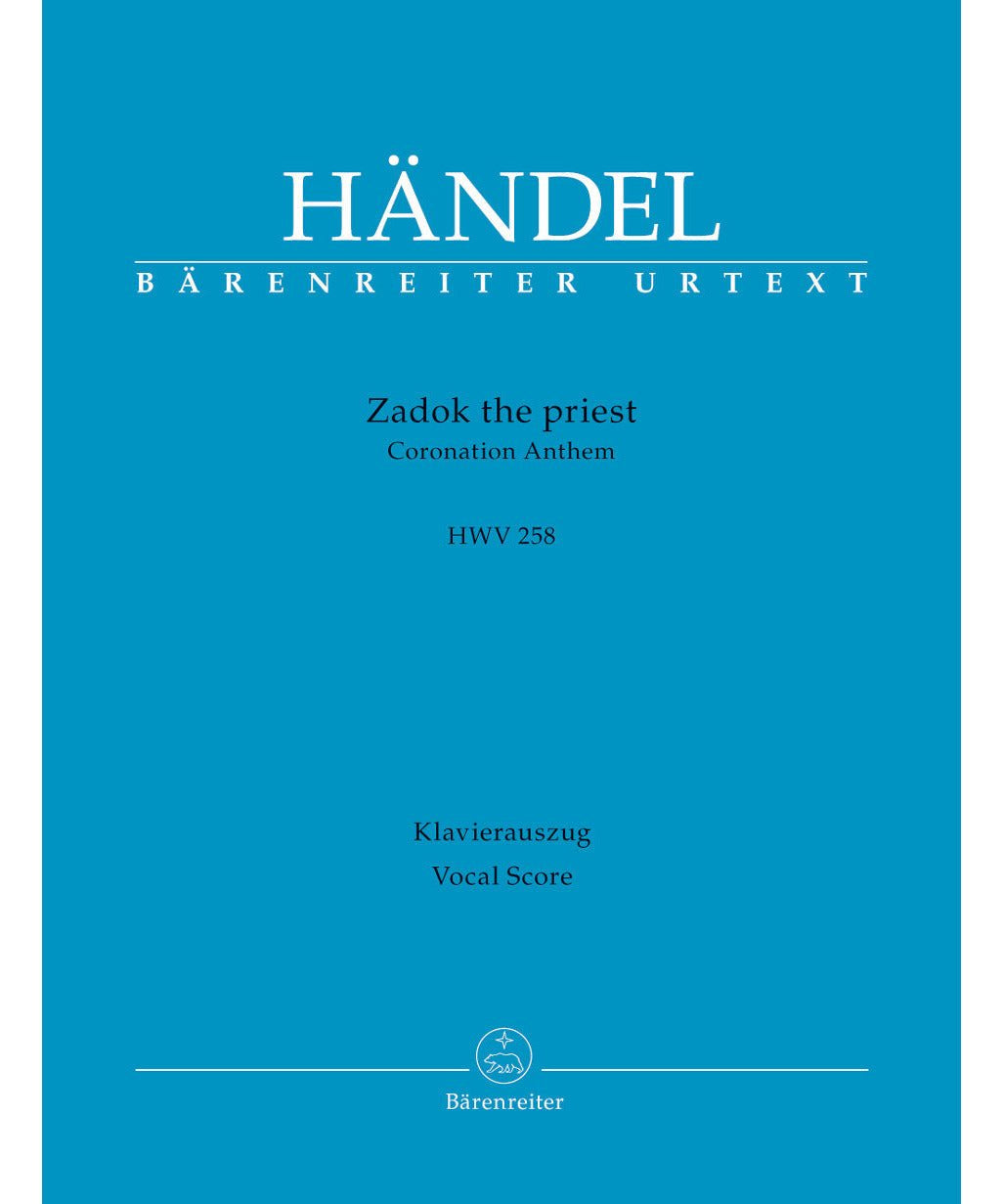 Handel G. - Coronation Anthem 1 Zadok The Priest Hwv 258 - Remenyi House of Music