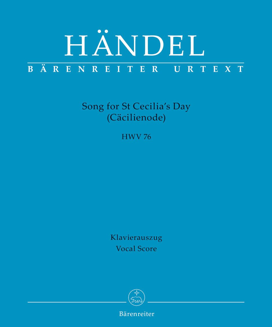 Handel, G. - Song for St Cecilia's Day HWV 76 - Remenyi House of Music