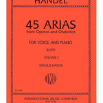 Handel, G.F. - 45 Arias from Operas & Oratorios, Volume 1: Low - Remenyi House of Music