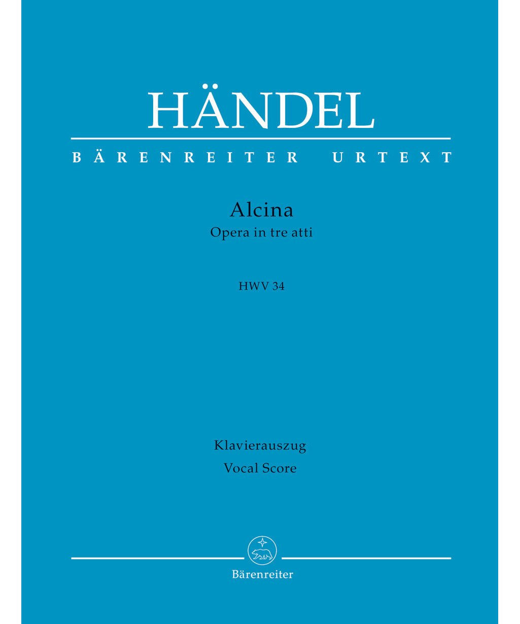 Handel G.F. - Alcina Hwv 34 - Remenyi House of Music