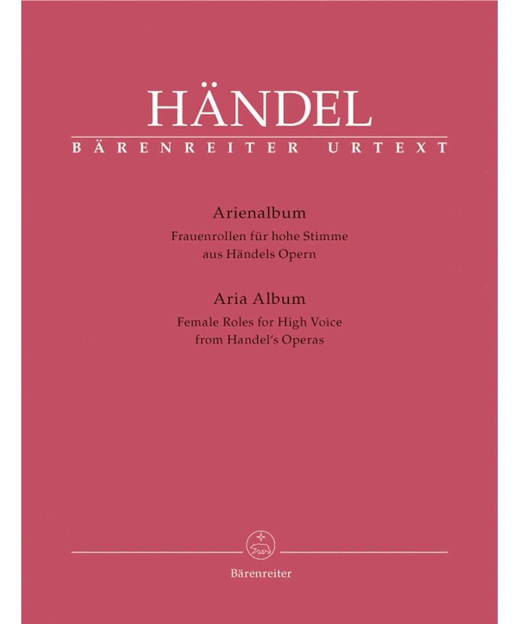 Handel G.F. - Aria Album - Female Roles For High Voice - Remenyi House of Music