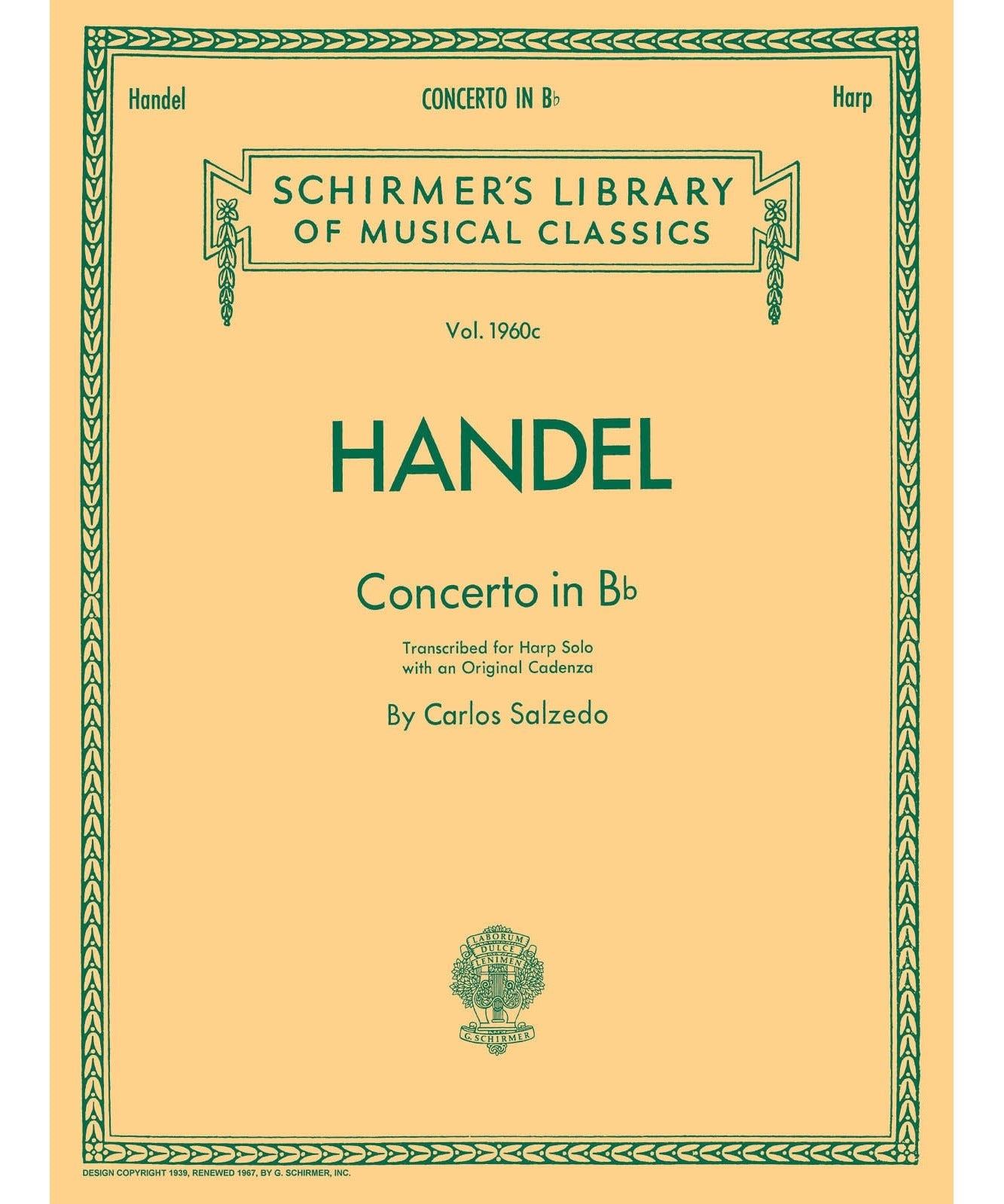 Handel, G.F. - Concerto in B Flat - Remenyi House of Music