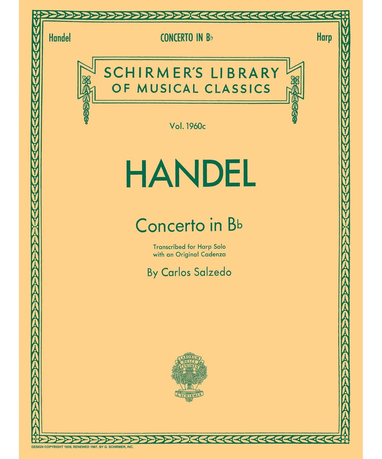 Handel, G.F. - Concerto in B Flat - Remenyi House of Music