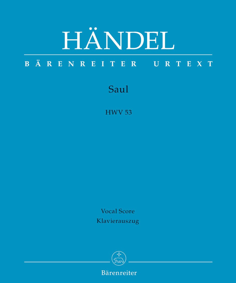Handel, G.F. - Saul HWV 53 - Remenyi House of Music
