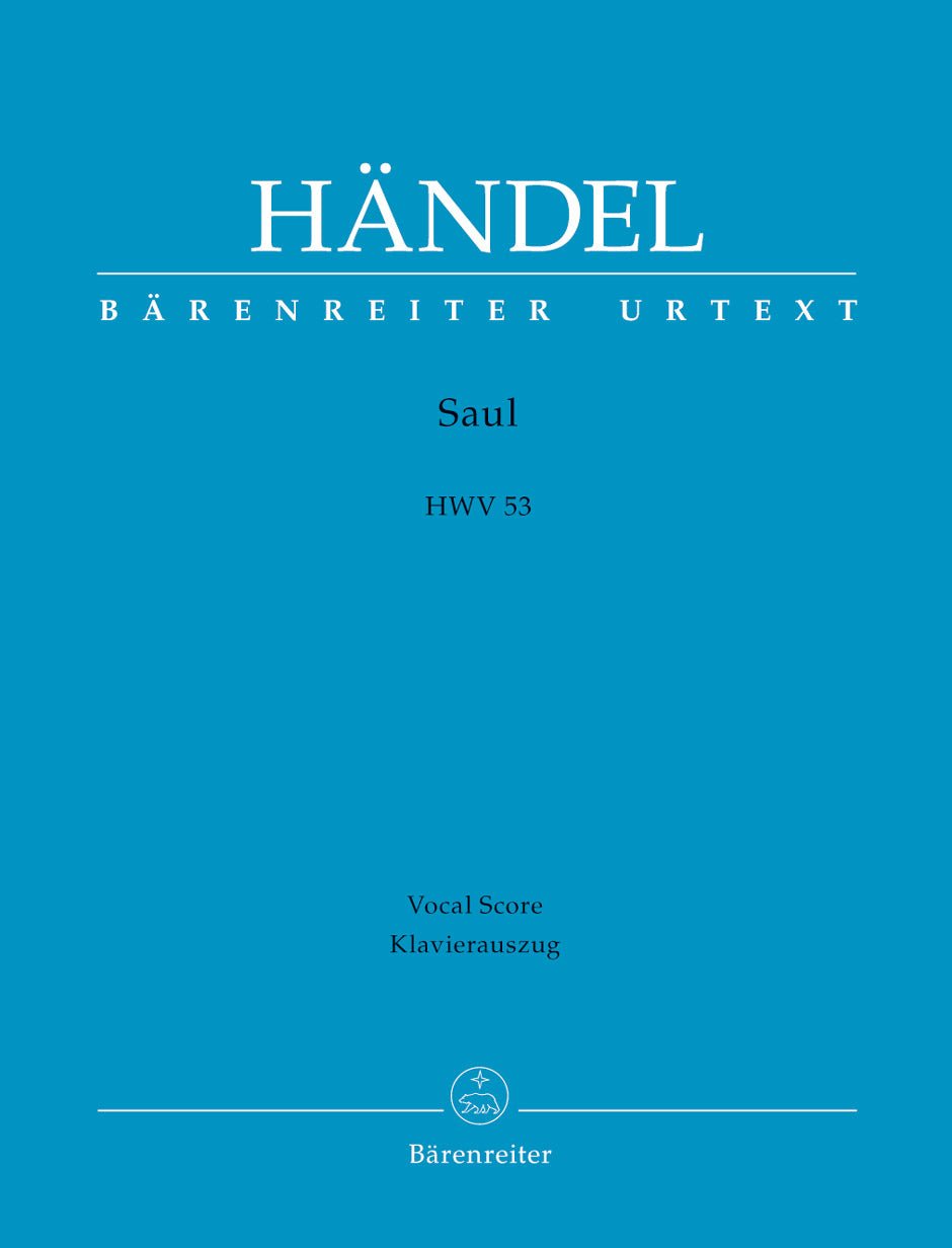 Handel, G.F. - Saul HWV 53 - Remenyi House of Music