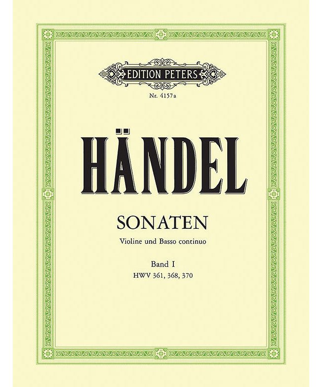 Handel, G.F. - Sonatas for Violin and Continuo, Vol. 1 - Remenyi House of Music