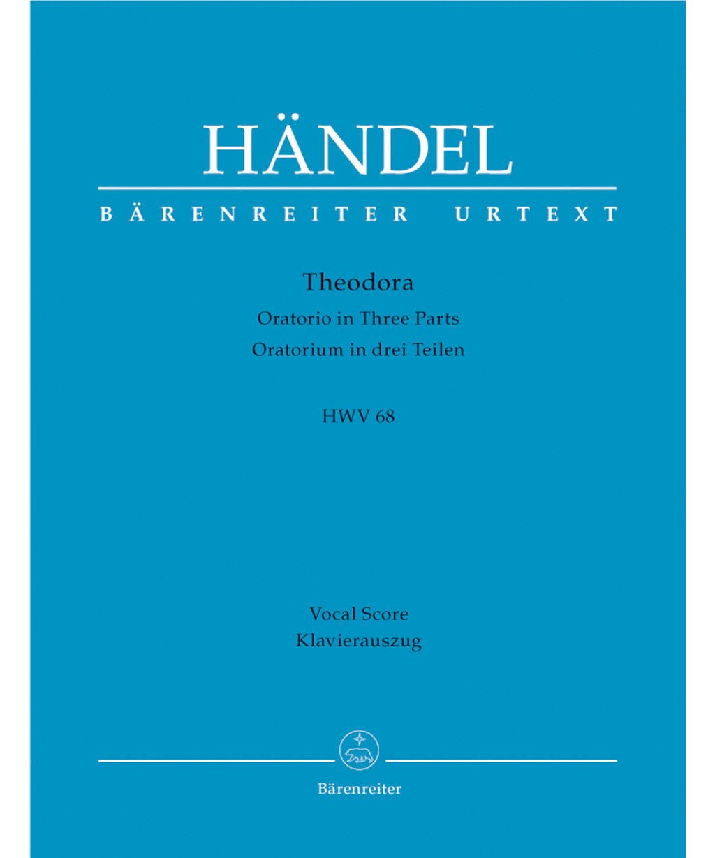 Handel G.F. - Theodora Hwv 68 - Remenyi House of Music