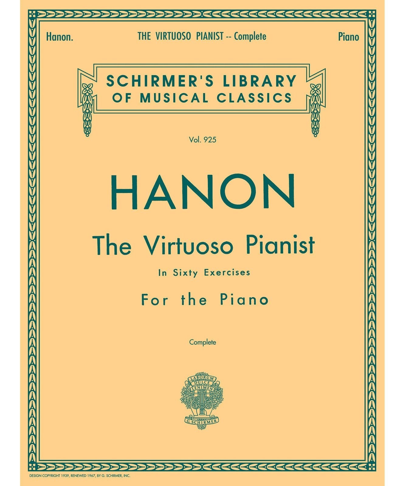 Hanon - Virtuoso Pianist in 60 Exercises - Complete - Remenyi House of Music