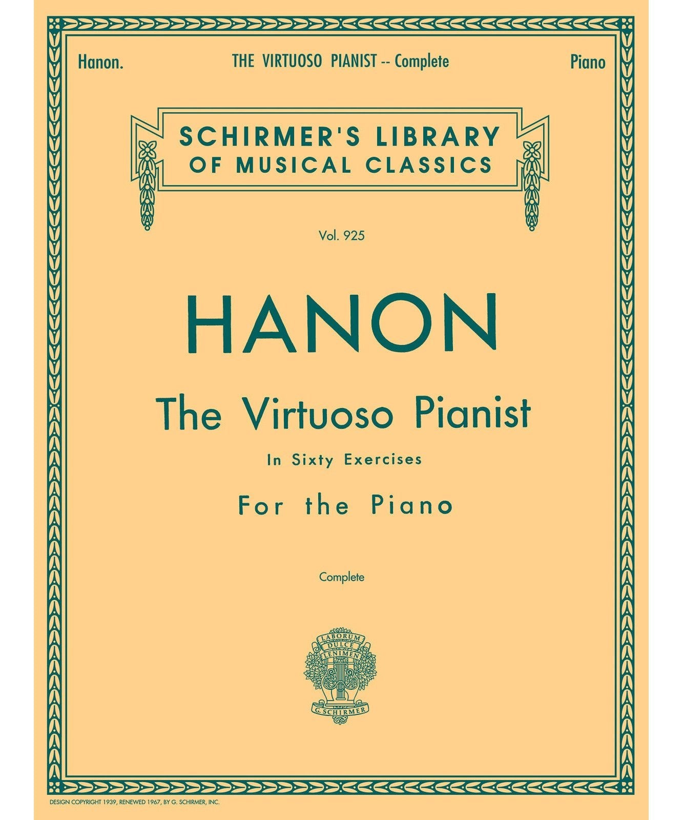 Hanon - Virtuoso Pianist in 60 Exercises - Complete - Remenyi House of Music