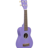 Kala Solid Color Ukadelic Soprano Ukulele (Ultra Violet)