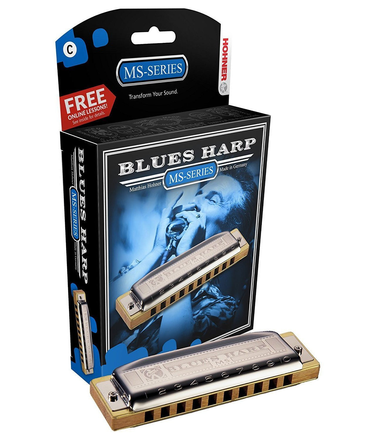 HARMONICA F BLUES HARP 532 HOHNER - Remenyi House of Music