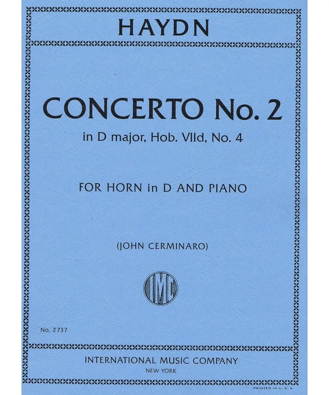 Haydn, F.J. - Horn Concerto No. 2 in D, Hob. VIId:4 - Remenyi House of Music