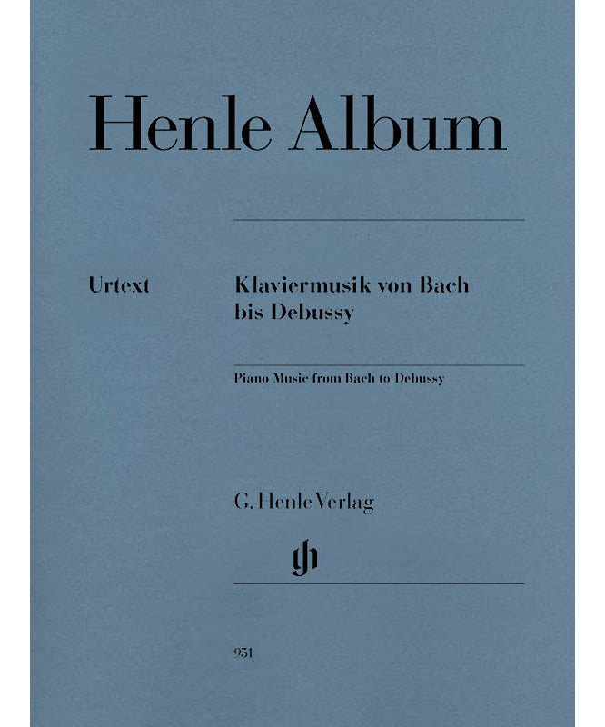 Henle Album - Piano Music from Bach to Debussy - Remenyi House of Music