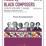 Music by Black Composers - Volume 1a & 1b (Piano Accompaniment)