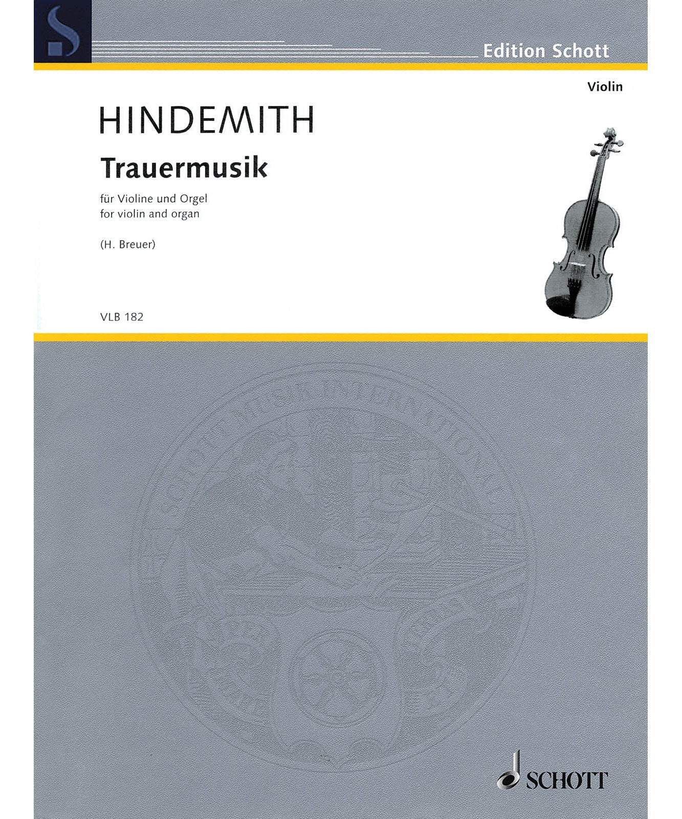 Hindemith P. - Trauermusik - Remenyi House of Music