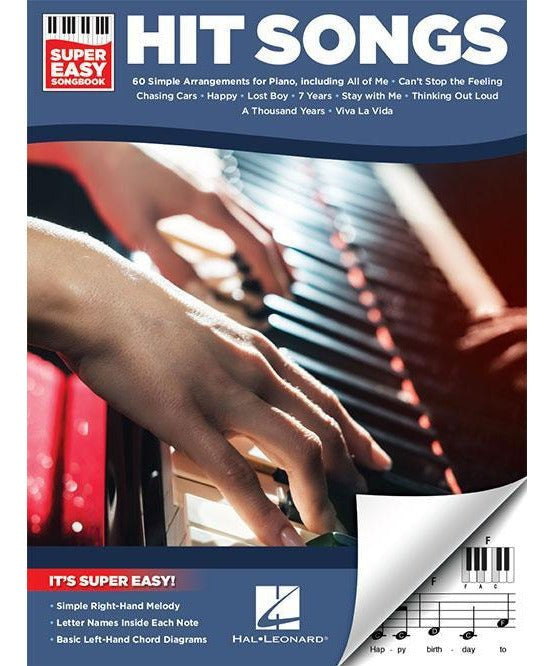 Hit Songs - Super Easy Songbook - Remenyi House of Music