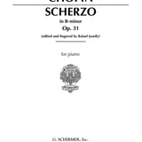 Scherzo, Op. 31 en si bémol mineur